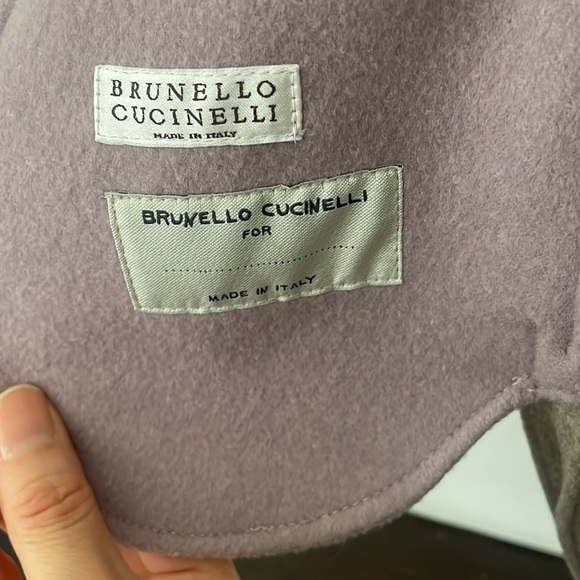 EUC Authentic Brunello Cucinelli Girl 100% cashmere shacket/coat - Picture 4 of 7